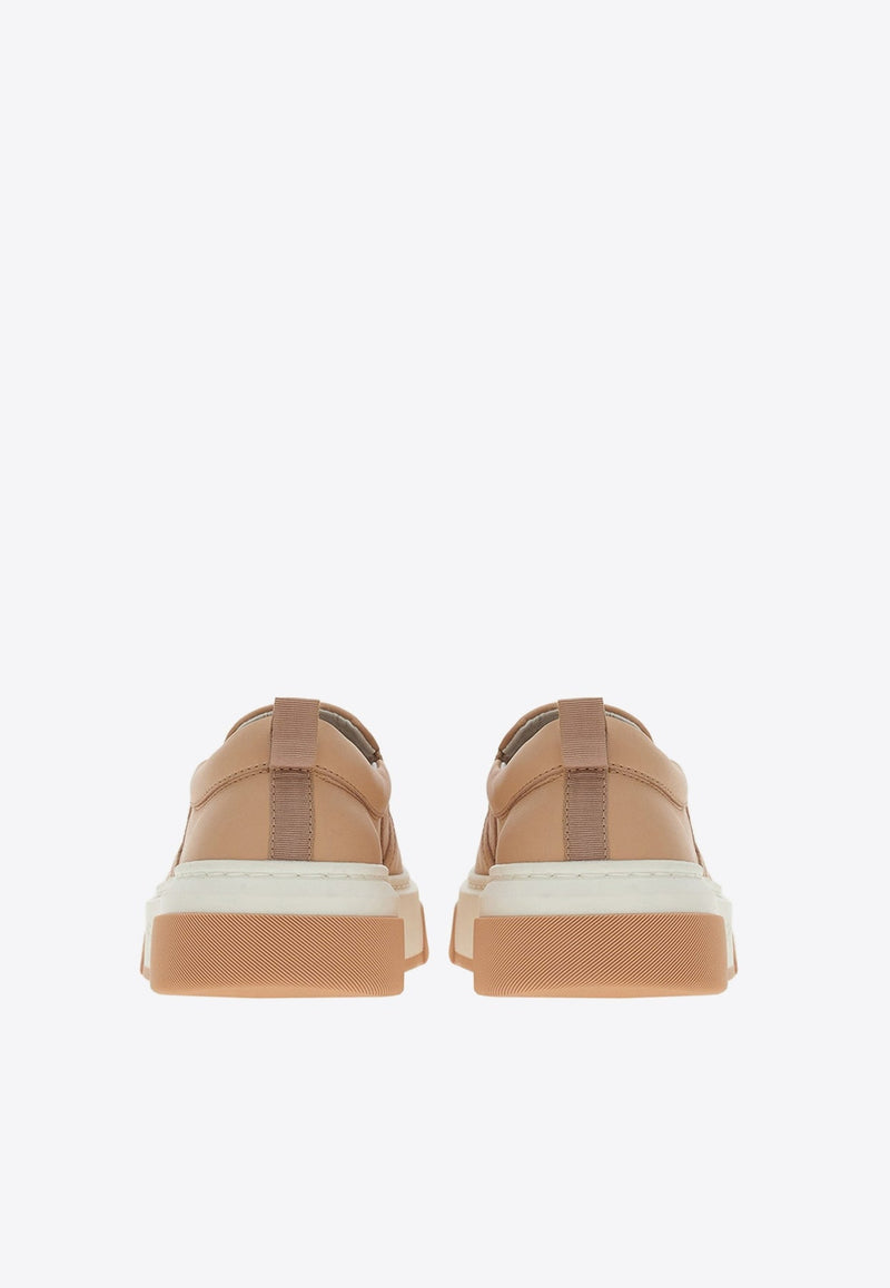Cassina Slip-On Leather Sneakers