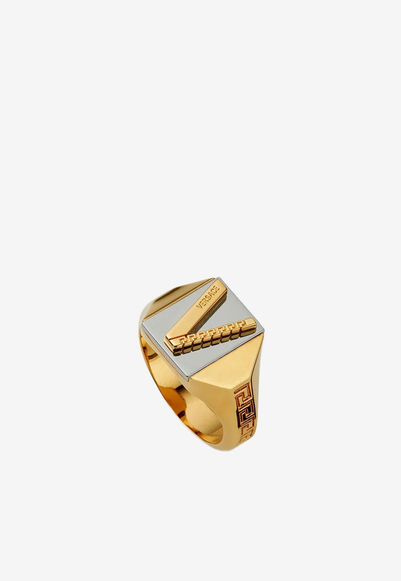 V Greca Signature Ring