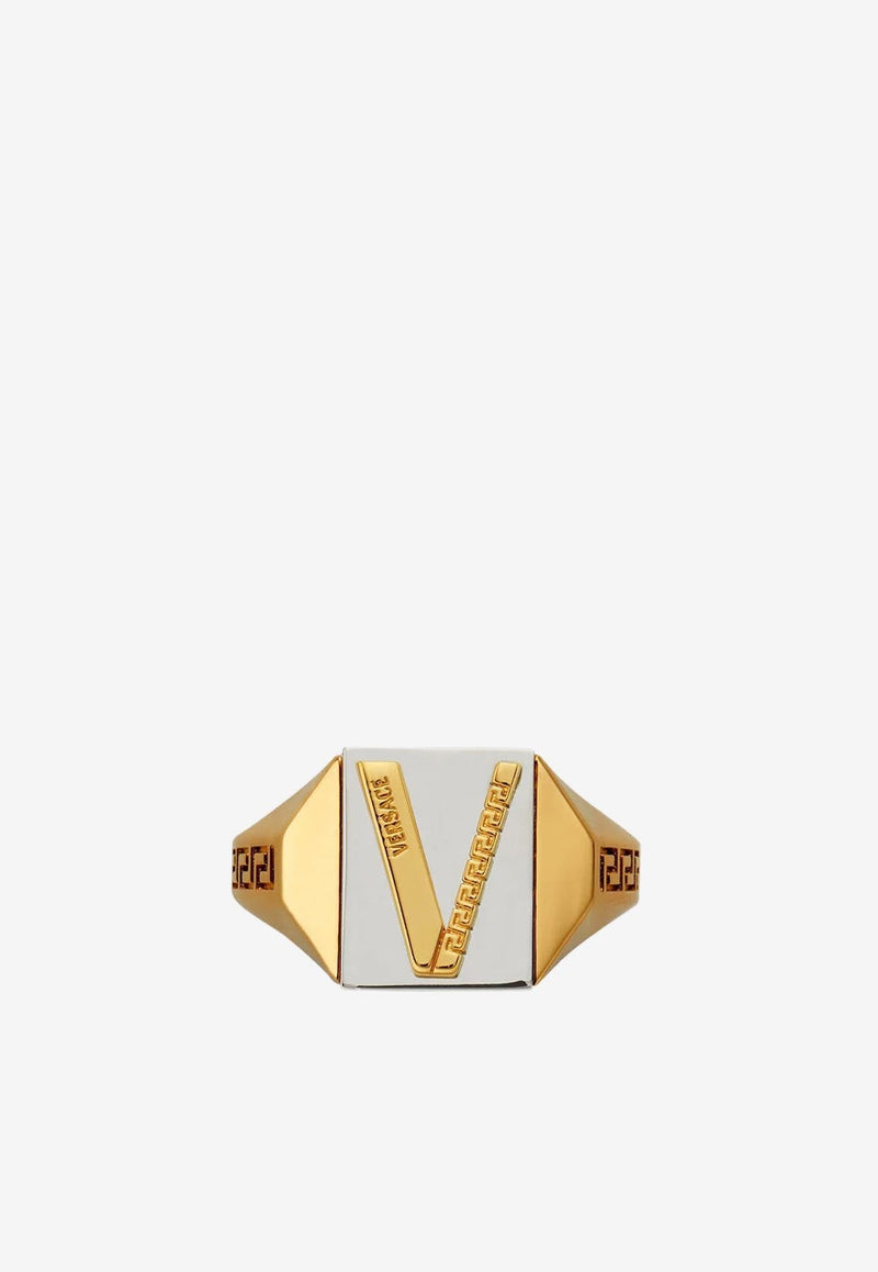 V Greca Signature Ring