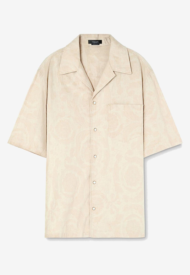 Barocco Jacquard Denim Shirt
