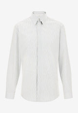 Pinstripe Long-Sleeved Shirt