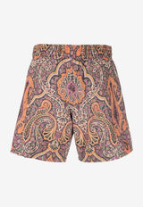 Paisley Print Swim Shorts