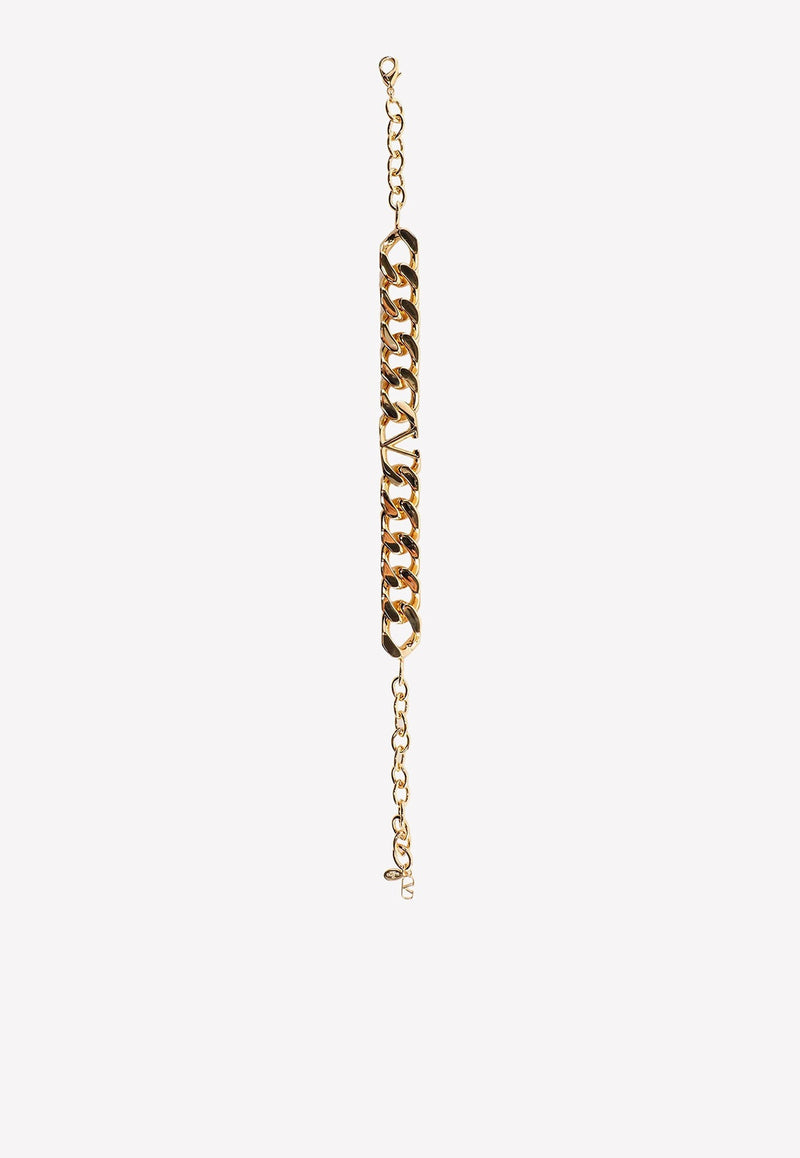 VLogo Chain Choker Necklace