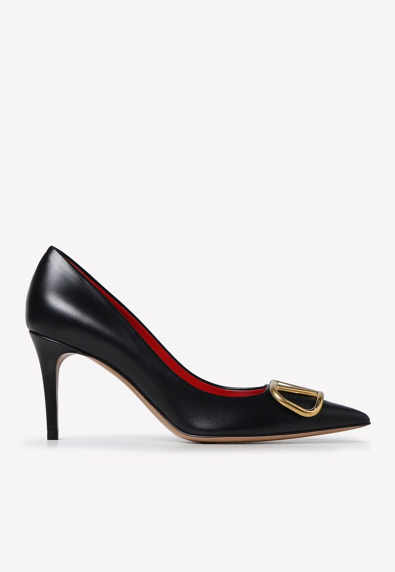 VLogo 80 Calf Leather Pumps