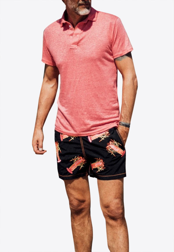Lobster All-Over Print Swim Shorts
