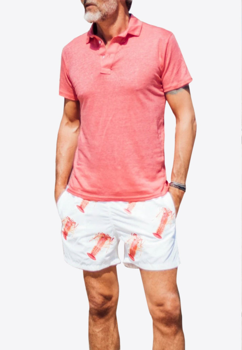 Lobster All-Over Print Swim Shorts