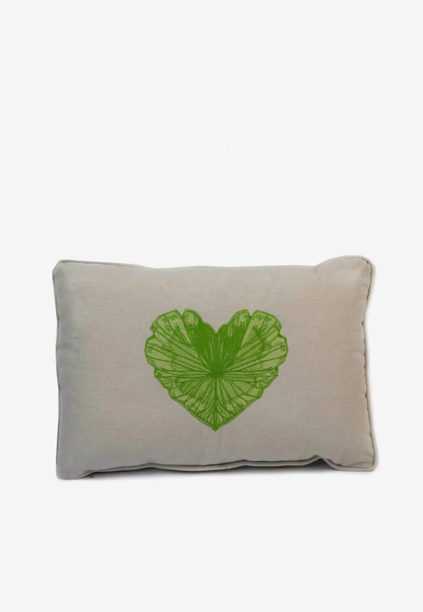 Heart Leaf Rectangular Cushion