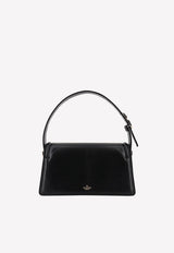 VLogo Sculpture Leather Shoulder Bag