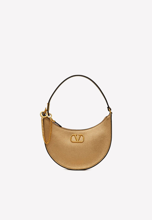 Mini Vlogo Leather Shoulder Bag