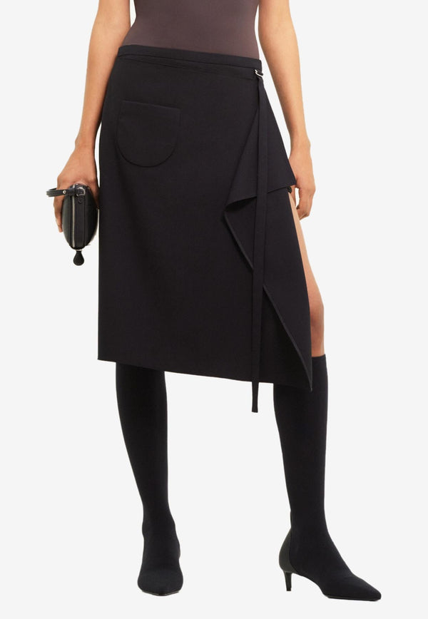 Folded Midi Skirt