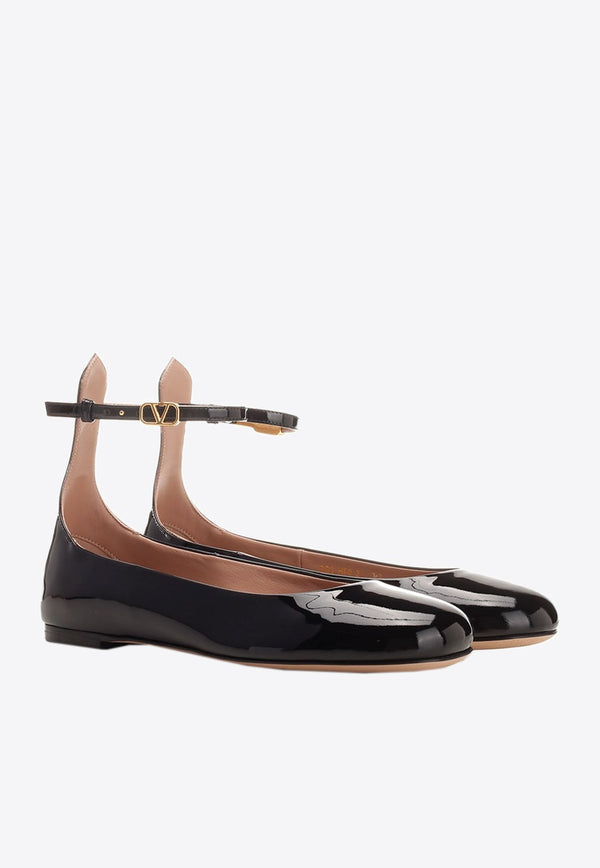 Tan-Go Ballet Flats in Patent Leather