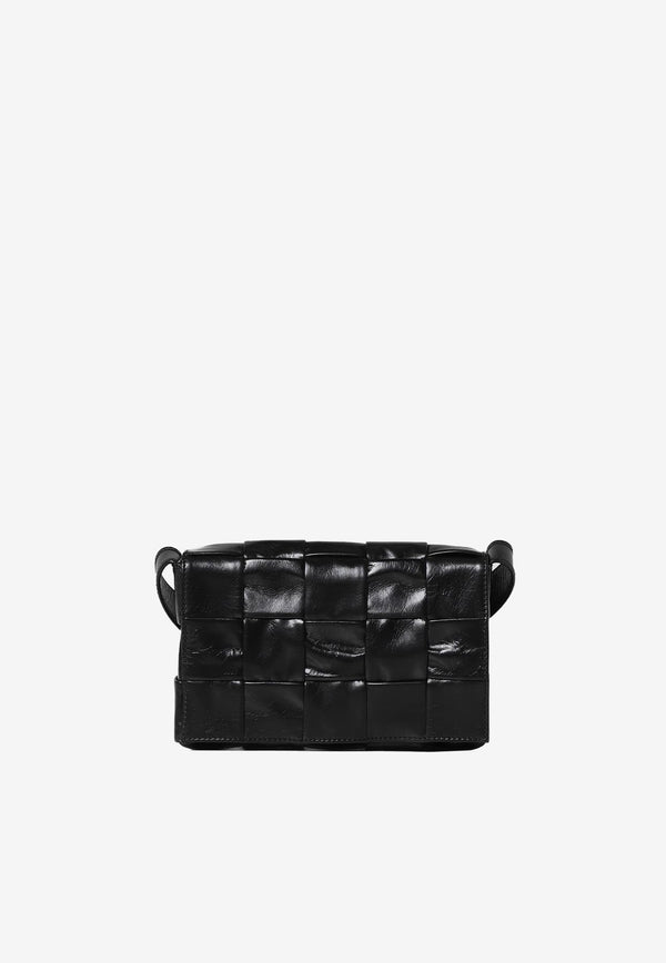 Cassette Bag in Intrecciato Calf Leather