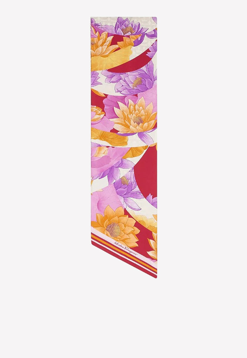 Water Lilies Silk Twill Band