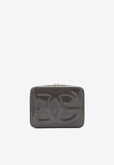 Medium DG Logo Crossbody Bag in Patent Leather
