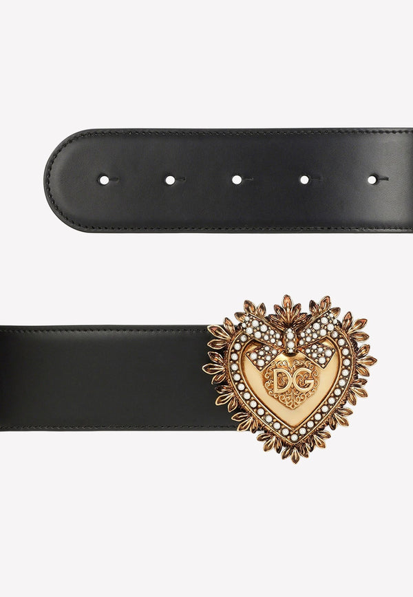 Devotion Logo Leather Belt