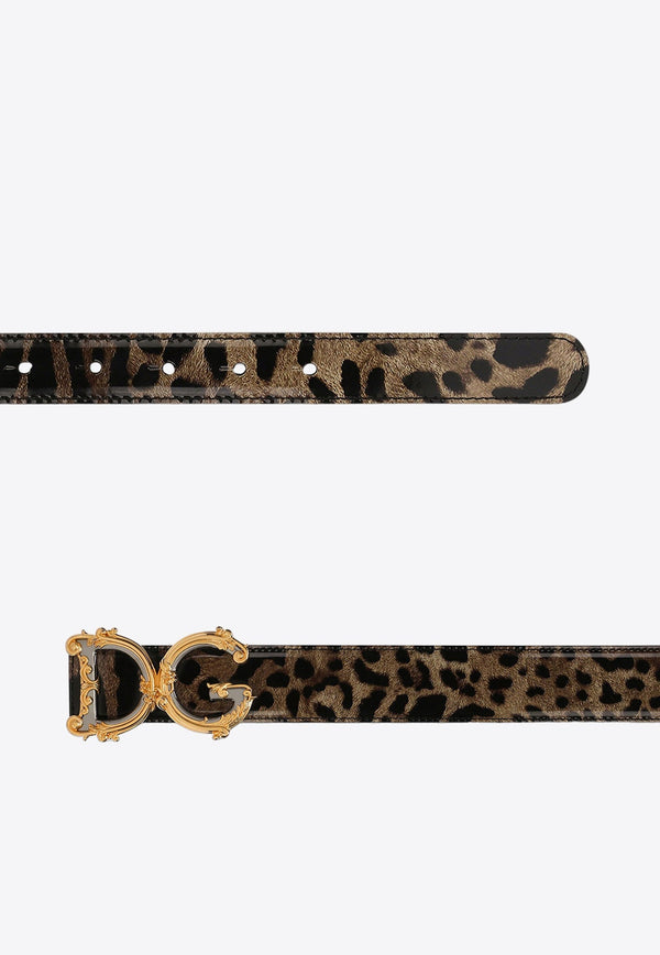 DG Girls Leopard-Print Belt
