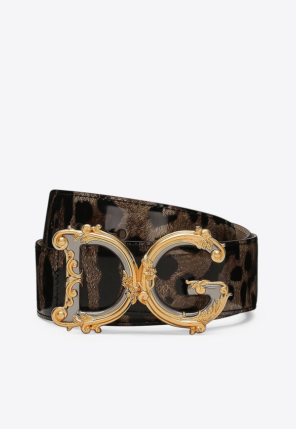 DG Girls Leopard-Print Belt