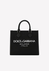 Small Rubberized Logo Tote Bag