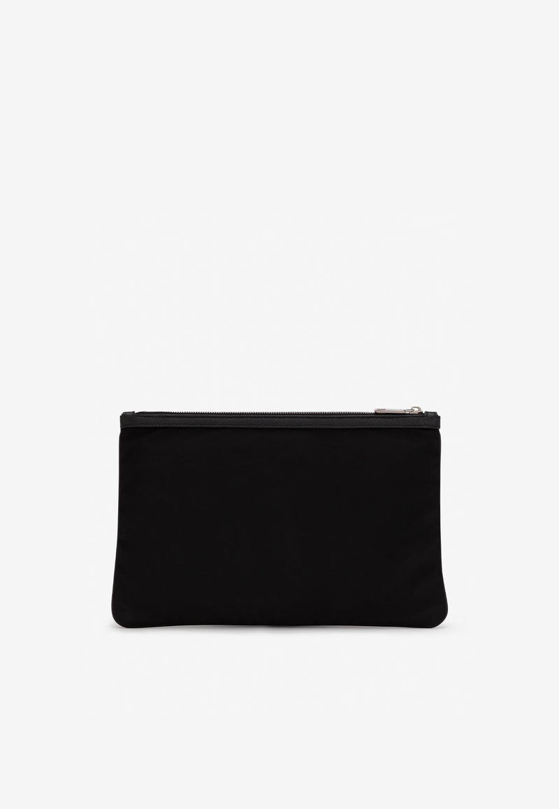 Grained Calf Leather Pouch