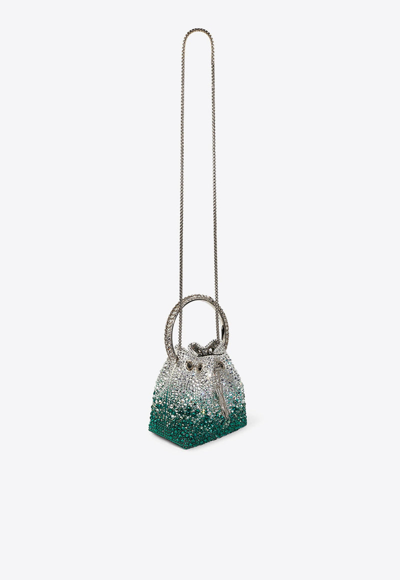 Crystal-Embellished Bon Bon Bucket Bag
