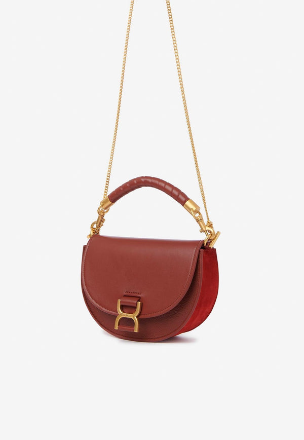 Marcie Chain Flap Top Handle Bag