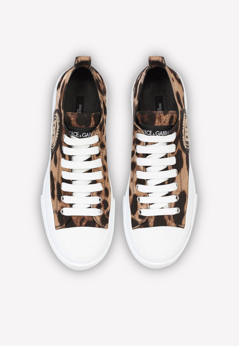 Leopard Print Portofino Sneakers