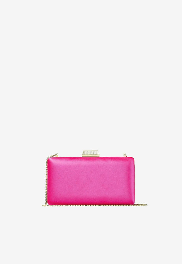 Small Clemmie Clutch in Satin