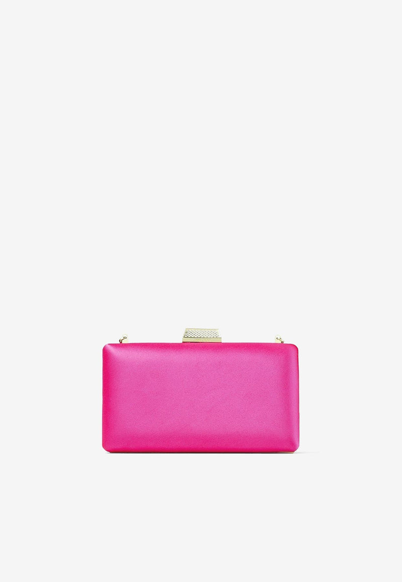 Small Clemmie Clutch in Satin