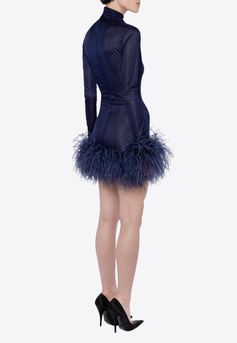 Luna Feather Mini Dress