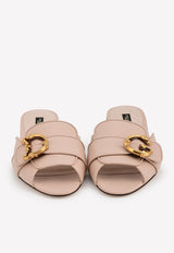 Bianca DG Baroque Slides in Nappa Leather