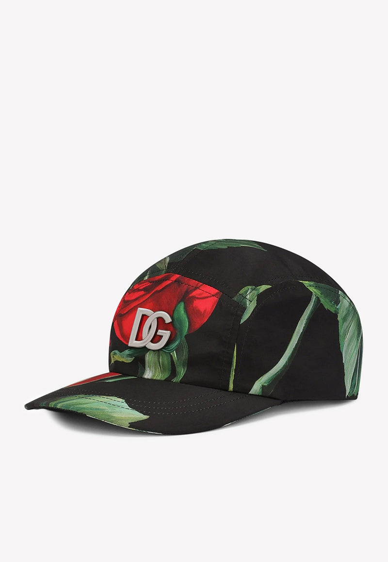 Rose Print DG Baseball Cap