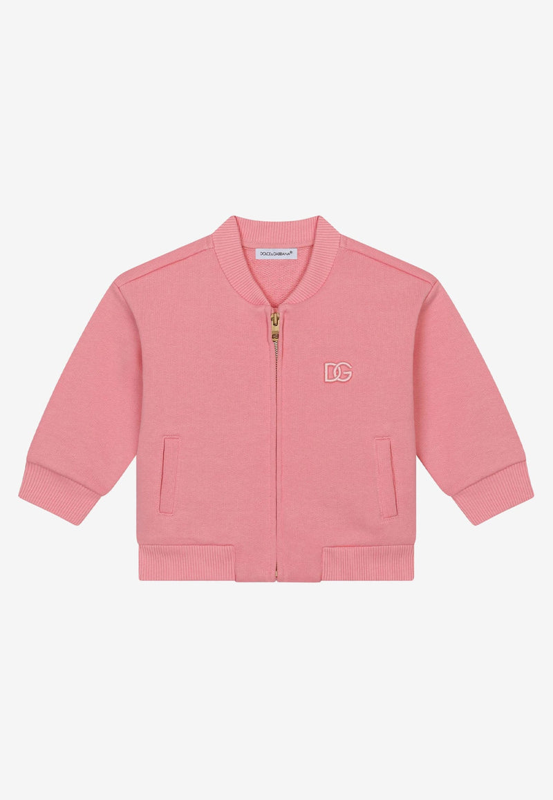 Baby Girls DG Logo Bomber Jacket