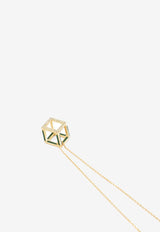 Cube Mirage Diamond Chain Necklace in 18-karat Yellow Gold