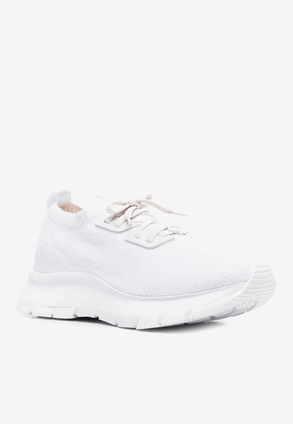 Glover Stretch Bouclé Low-Top Sneakers