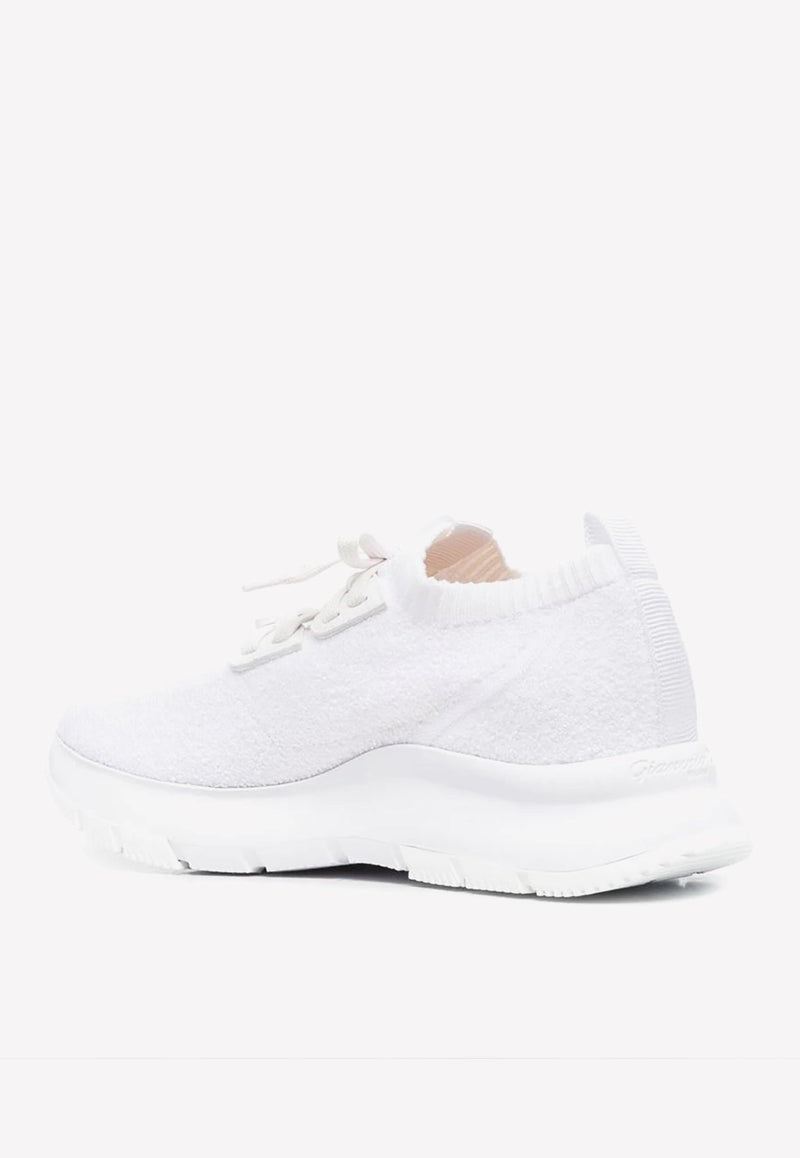 Glover Stretch Bouclé Low-Top Sneakers