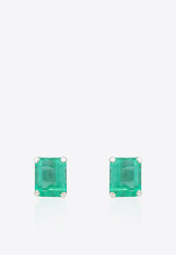 Special Order - Certified Colombian Emerald Studs