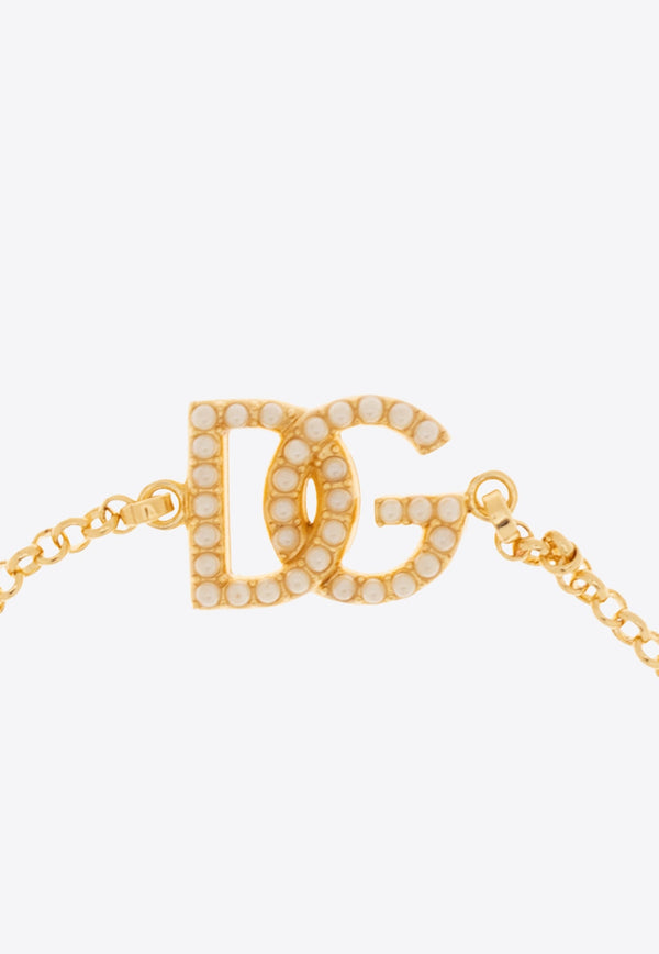 Embellished DG Logo Bracelet