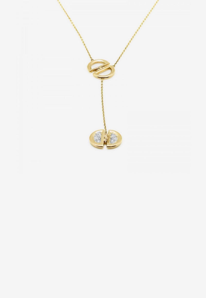 LadyBug Diamond Necklace in 18-karat Yellow Gold