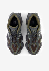 9060 Low-Top Sneakers in Blacktop/Dark Moss